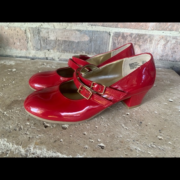 American Eagle Red Kitten Heels - Picture 2 of 3